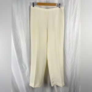 Calvin Klein Winter White Sophisticated Suit Pants Size 8